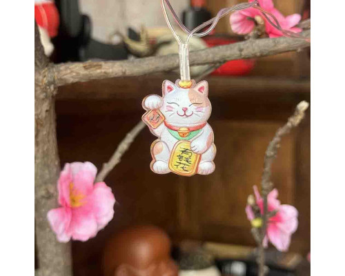 Гірлянда у вигляді традиційних китайських ліхтариків та петард, що символізують удачу та процвітання LED гірлянда