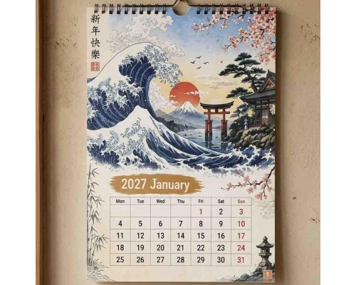 Настенный календарь 2027 Девятихвостая лисица