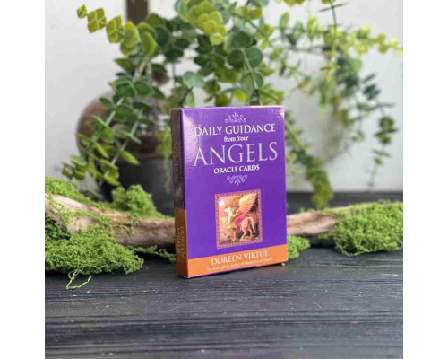 Оракульные карты Daily Guidance from Your Angels на 44 карты, ежедневные ангельские подсказки для вдохновения и саморефлексии
