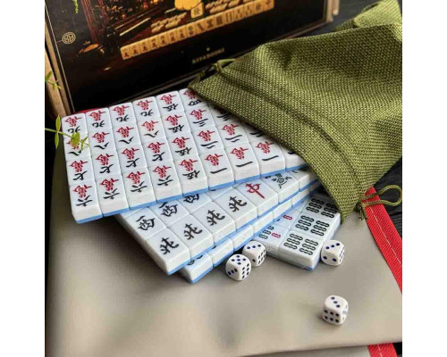 Настольная игра Маджонг Игривый манеки-неко, полный набор для игры в Mahjong