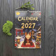 Настінний календар 2027 Котики Сходу - м'яка лапка удачі на рік