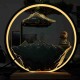 Декоративный фонтан для чайного пространства с LED-подсветкой туманом и эффектом дождя